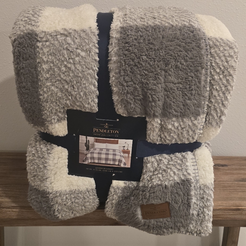 Pendleton Queen Blanket, Brand New, Wedding, Gift, Bezsing, Plaid